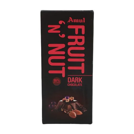 Amul Chocolate Fruit And Nut Dark 